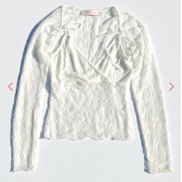 Francine Top LISA SAYS GAH - SWAN LACE - Picture 2 of 4